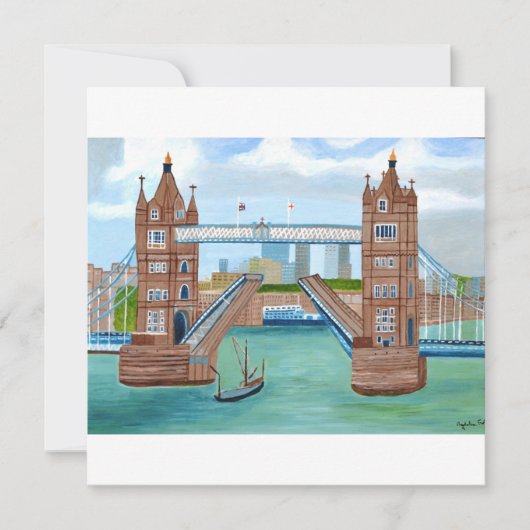 ロンドン橋 招待カード 招待状 (正面)