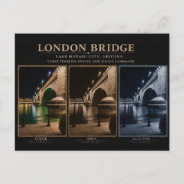 ロンドン橋 3枚の写真のポストカード ポストカード