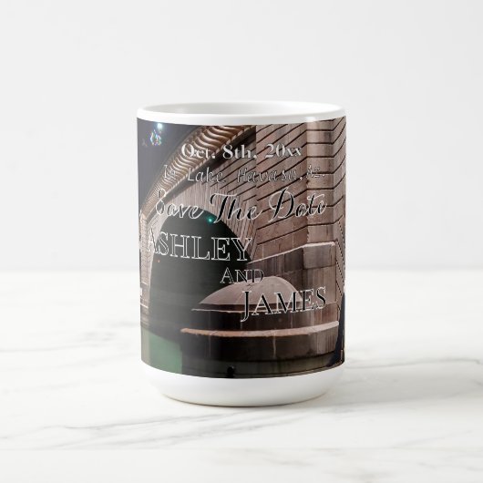 ロンドン橋 SAVE THE DATE ご案内 コーヒーマグカップ (中央)