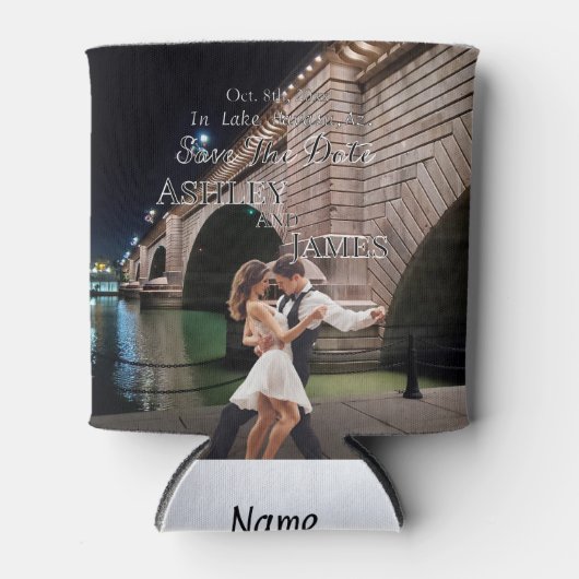 ロンドン橋 SAVE THE DATE ご案内 缶クーラー (正面)