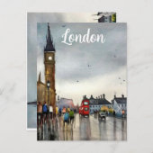 ロンドン水彩絵葉書 ポストカード (正面/裏面)