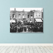 ロンドン波止場ストライキ1889 2 キャンバスプリント (インサイチュ (ウッドフロア))