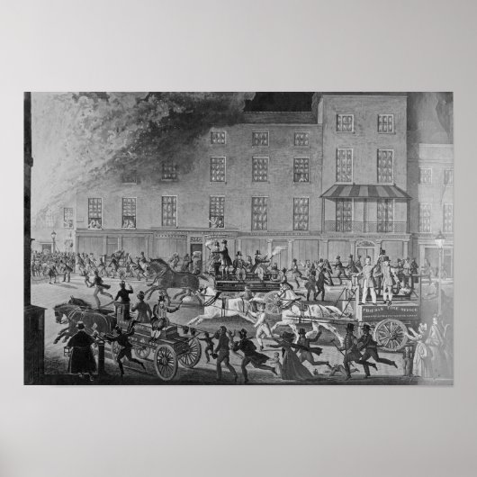 ロンドン消防車 ポスター (正面)