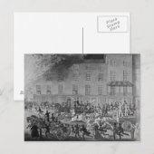 ロンドン消防車 ポストカード (正面/裏面)