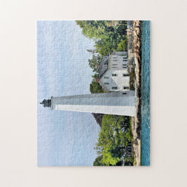 ロンドン港の灯台コネチカットの新しいパズル ジグソーパズル