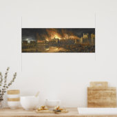 ロンドン火災1666 ポスター (キッチン)