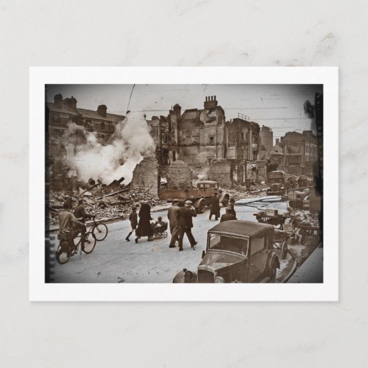 ロンドン爆破事件の後 ポストカード (正面)