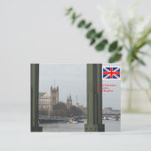 ロンドン王国の国会議事堂統一された ポストカード (スタンド正面)
