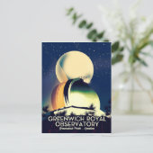 ロンドン王室の天文台グリニッジ ポストカード (スタンド正面)