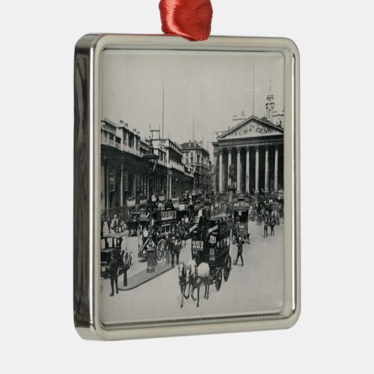 ロンドン王室の証券取引所 メタルオーナメント (右)