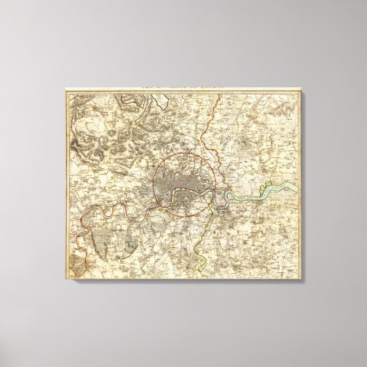 ロンドン環境 キャンバスプリント (正面)