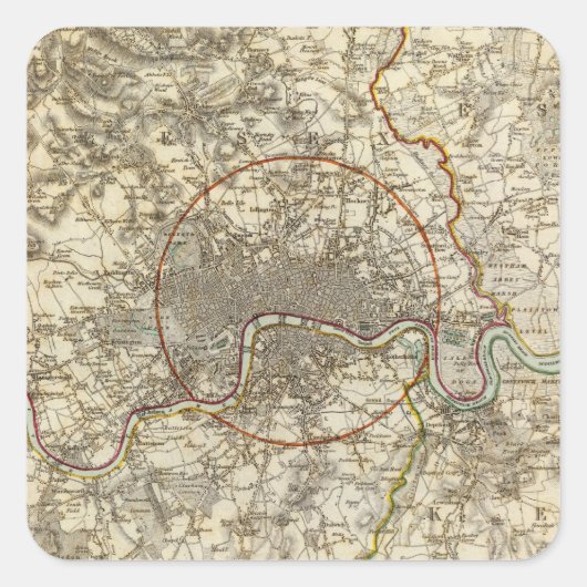 ロンドン環境 スクエアシール (正面)