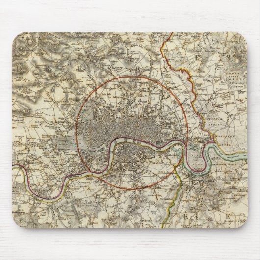 ロンドン環境 マウスパッド (正面)