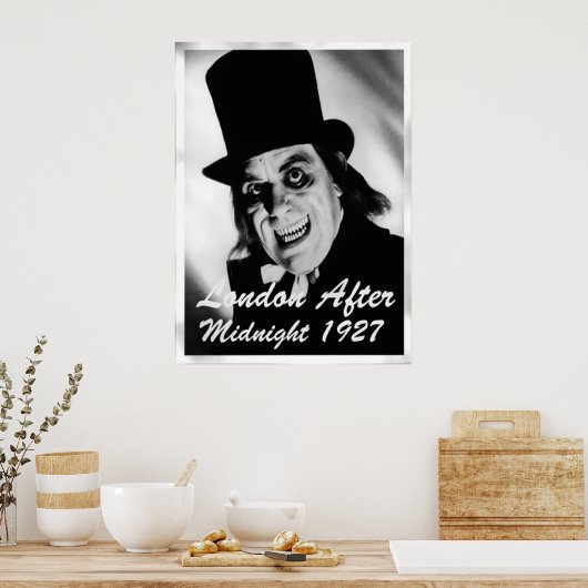 ロンドン真夜中 ポスター (キッチン)