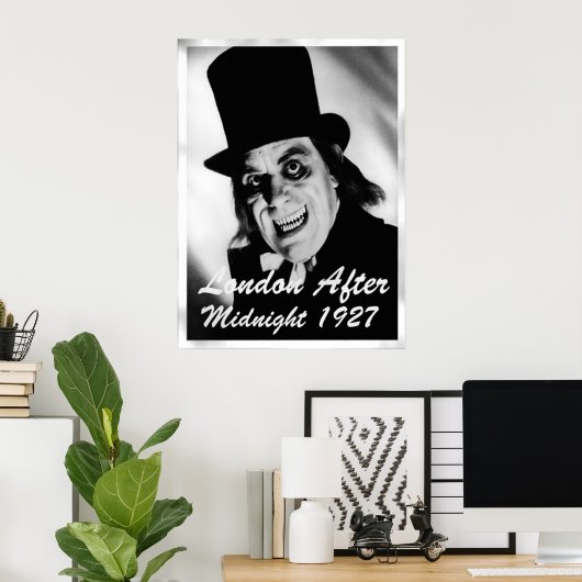 ロンドン真夜中 ポスター (ホームオフィス)