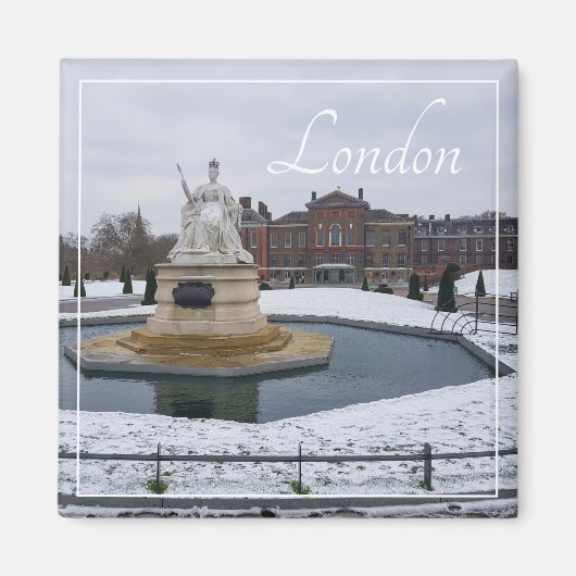 ロンドン素晴らしイギリス建築冬 マグネット (正面)