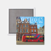 ロンドン素晴らしイギリス通り建築 マグネット (正面/裏面)