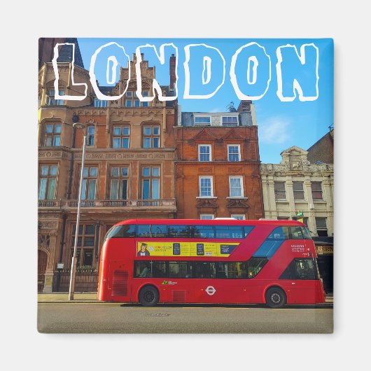 ロンドン素晴らしイギリス通り建築 マグネット (正面)