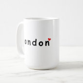 ロンドン素晴らしイギリス コーヒーマグカップ (正面左)