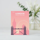 ロンドン素晴らしイギリスUKヴィンテージトラベルポストカード ポストカード (スタンド正面)