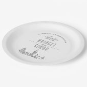 ロンドン結婚の愛 ペーパープレート (アングル)