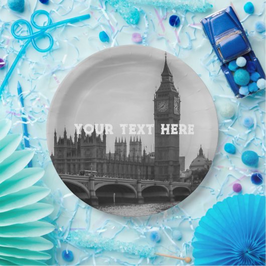 ロンドン統一されたイギリス国会議事堂イギリス紙 ペーパープレート (パーティー)