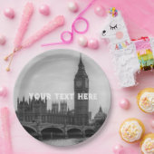 ロンドン統一されたイギリス国会議事堂イギリス紙 ペーパープレート (パーティー)
