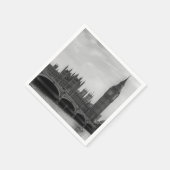 ロンドン統一されたイギリス国会議事堂ナプキン スタンダードカクテルナプキン (角)