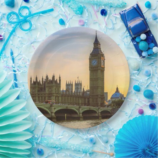 ロンドン統一されたイギリス国会議事堂ナプキン ペーパープレート (パーティー)