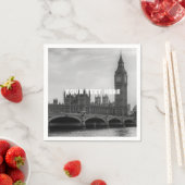 ロンドン統一されたイギリス王国ビッグベンUK スタンダードカクテルナプキン (インサイチュ)