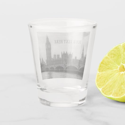 ロンドン統一されたイギリス王国議会UK ショットグラス (裏面)