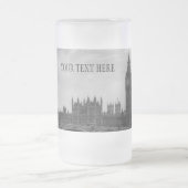 ロンドン統一されたイギリス王国議会UK フロストグラスビールジョッキ (中央)