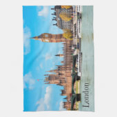 ロンドン統一されたキングダムビッグベンビュー キッチンタオル (縦)