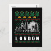 ロンドン統一されたキングダム醜いクリスマス ポストカード (正面/裏面)