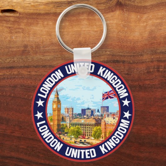 ロンドン統一された王国 キーホルダー (正面)