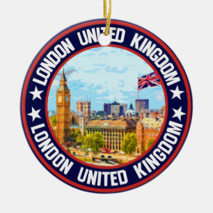ロンドン統一された王国 セラミックオーナメント