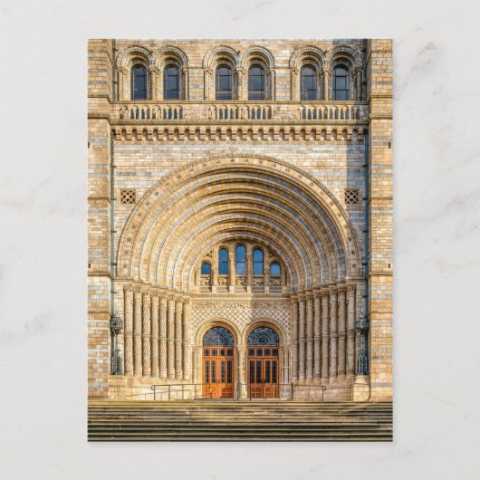 ロンドン自然史博物館 ポストカード (正面)