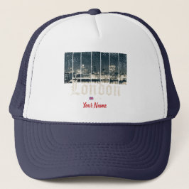 ロンドン英国スカイライン統一されたキングダムイギリスヴィンテージ キャップ