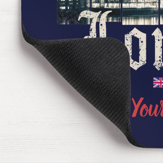 ロンドン英国スカイライン統一されたキングダムイギリスヴィンテージ マウスパッド (コーナー)