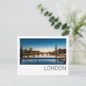 ロンドン英国スカイライン統一されたキングダムイングランド土産 シーズンポストカード (スタンド正面)