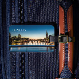 ロンドン英国スカイライン統一されたキングダムイングランド土産 ラゲッジタグ