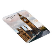 ロンドン英国トラベルアートヴィンテージ磁石 マグネット (右側)