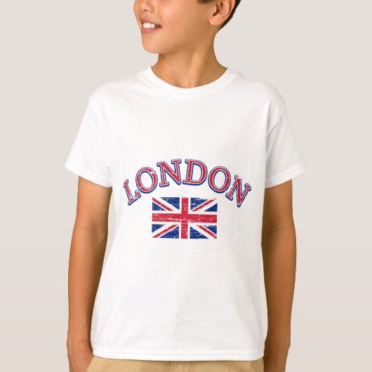 ロンドン英国国旗のデザイン Tシャツ (正面)