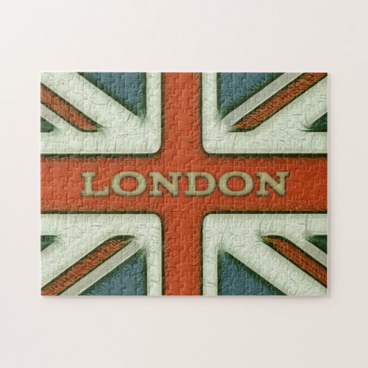 ロンドン英国国旗 ジグソーパズル (横)