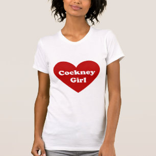 ロンドン英語の女の子 Tシャツ