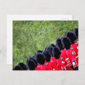 ロンドン葉書に英国のガードマン シーズンポストカード (正面/裏面)