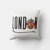 ロンドン装飾用クッション クッション (裏面)