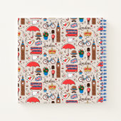 ロンドン記号パターン ノートブック (裏面)