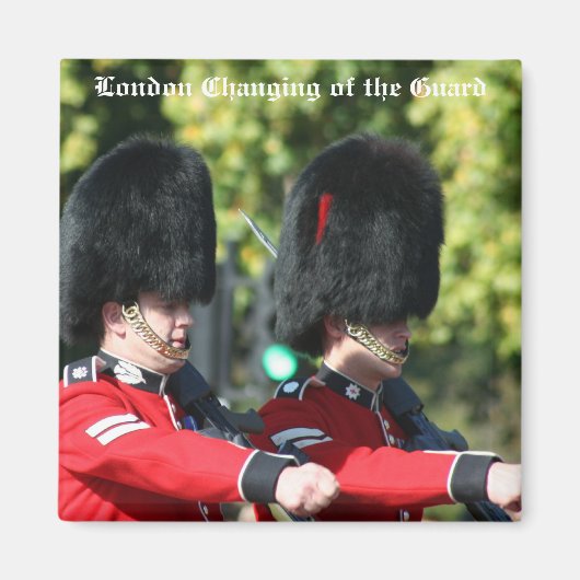 ロンドン警備員の変更 マグネット (正面)