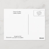 ロンドン警備隊の塔 ポストカード (裏面)